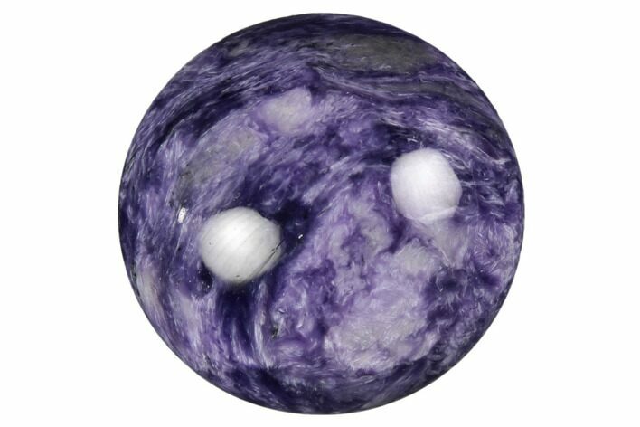 Polished Purple Charoite Sphere - Siberia #192765